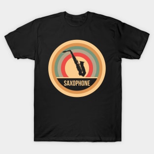 Retro Vintage Saxophone Gift For Saxophonists T-Shirt